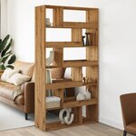 vidaXL Cloison de séparation chêne artisanal bois d'ingénierie