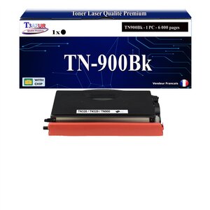 T3AZUR -Toner compatible avec Brother TN900 (TN900BK) pour Brother HL-L9200CDWT  HL-L9300CDWTT  MFC-L9550CDWT - Noir