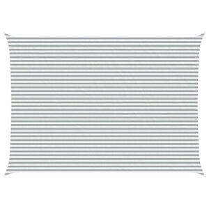 vidaXL Voile d'ombre Gris clair et blanc 5 x 7 m