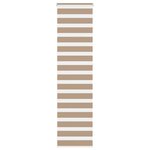vidaXL Store zèbre marron sable largeur du tissu 55 9 cm polyester