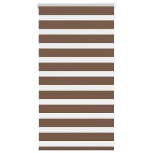 vidaXL Store zèbre marron 90x100 cm largeur du tissu 85 9 cm polyester