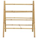vidaXL Échelle à serviettes double avec 4 échelons 90x50x100 cm bambou