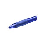 BIC Gel-ocity Illusion Stylos Gel Effaçables Pointe Moyenne (0,7 mm) - Bleu, Boîte de 12