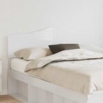 vidaXL Tête de lit Blanc Brillant 160 cm Bois d'ingénierie