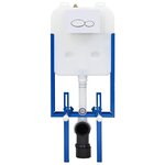 vidaXL Cadre de montage Blanc Acier