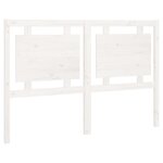 vidaXL Tête de lit Blanc 145 5x4x100 cm Bois massif de pin