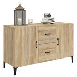 vidaXL Buffet chêne sonoma 100x36x60 cm bois d'ingénierie