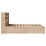 vidaXL Cadre de lit sans matelas 120x190 cm bois de pin massif