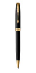 PARKER Sonnet Stylo bille noir mat  Recharge noire pointe moyenne  Coffret cadeau