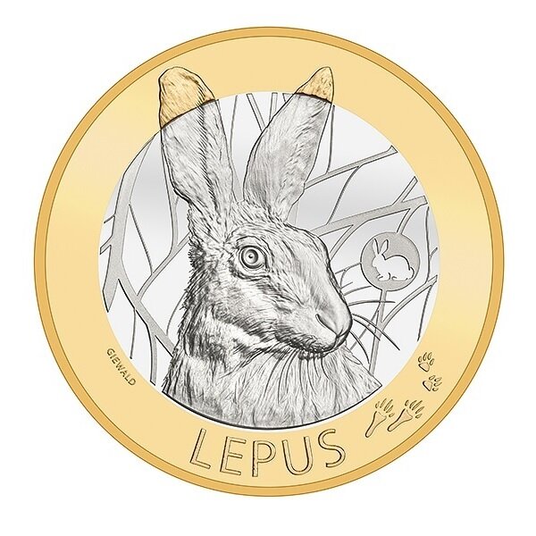 Pièce de monnaie 10 Francs Suisse Lièvre 2020