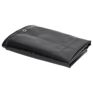 vidaXL Bâche de protection 650 g/m² 1 5x6 m Noir