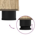 vidaXL Ensemble de mobilier de salle de bain TULUM Chêne Sonoma