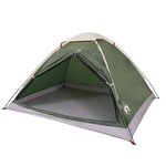 vidaXL Tente de camping à dôme 2 personne vert imperméable