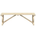 vidaXL Banc de jardin 115 cm bois de sapin massif
