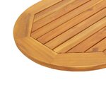 vidaXL Plateau de table Marron 100 x 50 x 2 cm Bois d'acacia massif