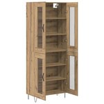 vidaXL Haut Armoire Chêne artisanal 69 5 x 34 x 180 cm