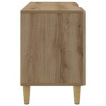 vidaXL Meuble TV 102 x 34 5 x 50 cm Chêne artisanal Bois d'ingénierie