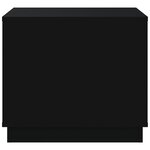 vidaXL Table basse noir 51x50x44 cm bois d'ingénierie