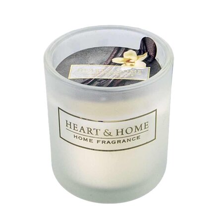 Petite bougie heart and home vanille bois de santal