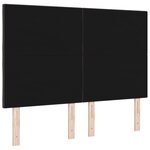 vidaXL Tête de lit avec design en blocs de diamant  marron foncé  160 cm en tissu