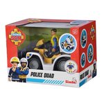 SAM LE POMPIER Quad Police + 1 Figurine - SMOBY