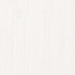 vidaXL Tête de lit Blanc 205 5x4x100 cm Bois massif de pin