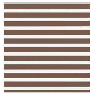 vidaXL Store zèbre marron 140x150cm largeur du tissu 135 9cm polyester