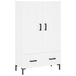 vidaXL Buffet haut blanc 69 5x31x115 cm bois d'ingénierie