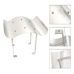 vidaXL Capot de cheminée Acier inoxydable 80 x 80 x 39 cm