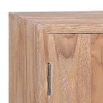vidaXL Armoire latérale 110x30x75 cm Teck solide