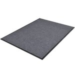 vidaXL Paillassons 2 Pièces PVC Gris 90x60 cm