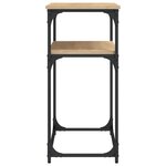 vidaXL Table console chêne sonoma 100x35 5x75 cm bois d'ingénierie