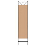 vidaXL Paravent 4 panneaux Beige 160 x 180 cm Tissu