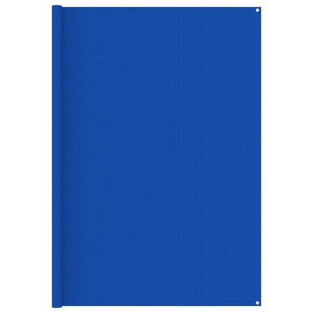 vidaXL Tapis de tente 250x600 cm Bleu PEHD