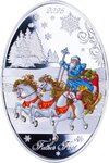 Pièce de monnaie en Argent 5 Dollars g 31.1 (1 oz) Millésime 2026 Matryoshka Doll FATHER FROST