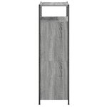 vidaXL Armoire à chaussures Sonoma gris 60x34x112 cm Bois d'ingénierie
