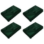 vidaXL Couverture en Fourrure de Lapin Synthétique Olite 4 Pièces