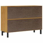 vidaXL Commode FLAM 110x40x80 cm bois de pin massif