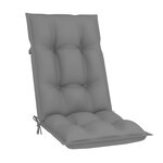 vidaXL Chaises inclinables de jardin avec coussins 8 Pièces Gris Acacia