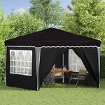 vidaXL Tente de fête pop-up 288 x 288 x 245 cm Noir Tissu Oxford