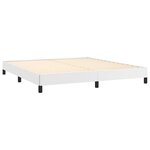vidaXL Cadre de lit sans matelas blanc 160x200 cm similicuir