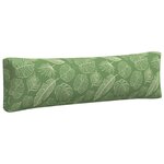 vidaXL Coussins de palette lot de 2 motif de feuilles tissu Oxford