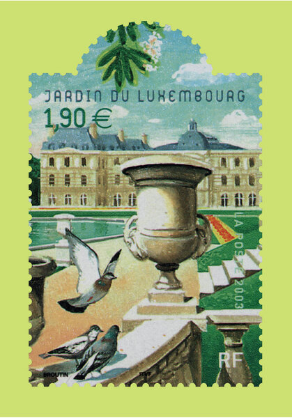Carte postale prétimbrée - Jardins de France - Jardin du Luxembourg - International