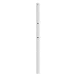 vidaXL Tête de lit métal blanc 100 cm