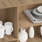 vidaXL Buffet chêne artisanal 120 x 30 x 75 cm Bois d'ingénierie