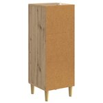 vidaXL Buffet Chêne artisanal 33 x 34 5 x 90 cm Bois d'ingénierie
