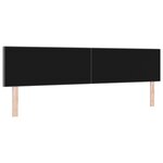 Tête de lit vidaXL Design simple Gris clair 200 cm Tissu en velours côtelé