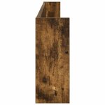 vidaXL Étagère à magazines 2 Pièces Chêne fumé 100 x 12 x 30 cm