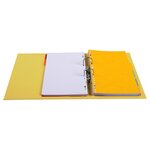 Classeur à levier PVC A4 dos de 70mm. - Jaune EXACOMPTA