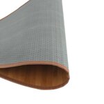 vidaXL Tapis rond marron 80 cm bambou